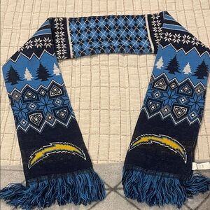 LA Chargers winter Patterned Scarf
